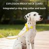 Pet Dog Training Round Rope Light Weight Nylon P Chain Collar Adjustable for Small Medium Dogs Walking Leash Pet Supplies