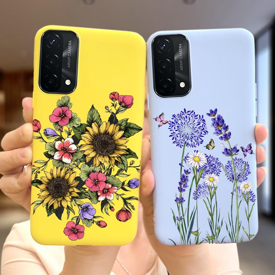 For Oppo A74 4G Case CHP2219 New Fashion Soft Silicone Phone Back Cover For Oppo A74 5G OppoA74 A 74 Cases Fundas Cartoon Bumper