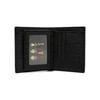 Daks Black Line Check Logo Wallet Natural Leather  Cowhide  Dbwa3e622