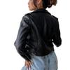 New Autumn Leather Style Motorcycle Girl Slim Fit Jacket Coat