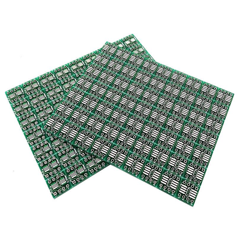 SOP8 SMD to DIP Adapter Board with SSOP8/TSSOP8 Compatibility, 0.65/1.27mm Pitch, Includes Pin Headers
