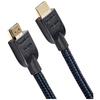 Basic Premium High Speed ??HDMI Cable for TV (Heavy Duty Braided Nylon) - 3m Black