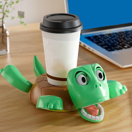 Подставка для чашек Yousheng Screaming Turtle Coaster с подвижными глазами и конечностями, устойчивая к ожогам, термостойкая, для кухонной столешницы, держатель для кофейной кружки, украшение