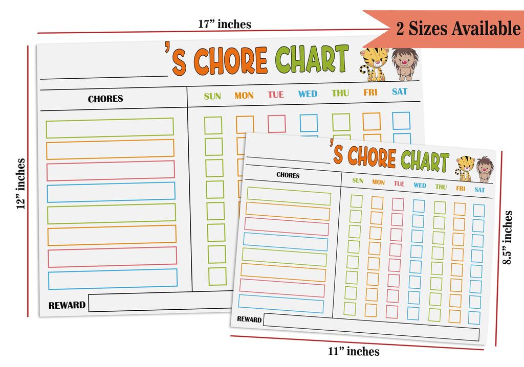 Inkdotpot Magnetic  Whiteboard Chore Chart Chore  Chart For  Refrigerator  - Dry Erase Behavior Chart For Kids