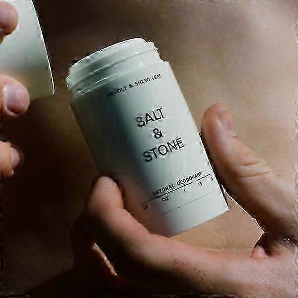 Salt # Stone Unisex Black Oud Extra_Strength Aluminum-Free Deodorant # Black 1pcs