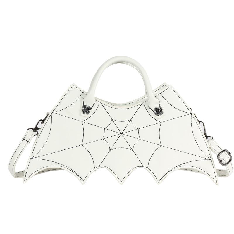 Fashion Creative Spoof Fun Halloween Personality Bat Messenger Bag Ladies Pu Leather Handbag