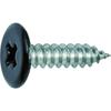 TRUSCO Low Head Tapping Screw Stainless Steel M4X16 Black 18 Pieces SCTN-0416BK