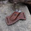 Tourbon Knife Sheath Leather Multifunctional Pliers Holder Camping Fishing Survival Game