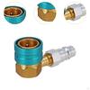 R1234yf To Adapter Low Pressure Side Quick Conversion Coupler Professional Replacement 90 Degrees