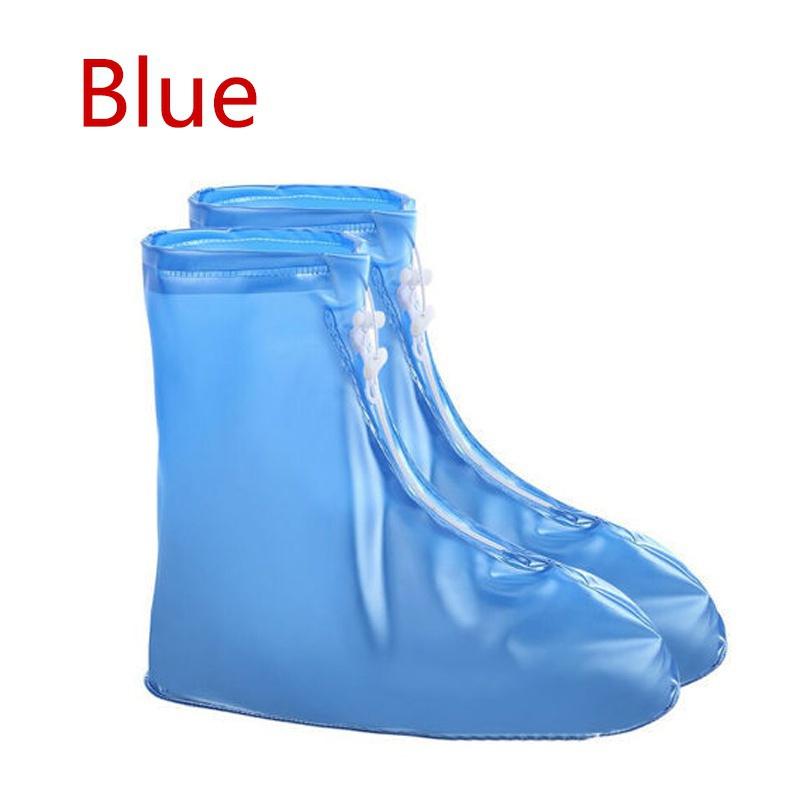 1 Pair Unisex Outdoor Rain Waterproof Protector Shoes Boot Cover Unisex Rain Shoe Covers Anti-Slip Rain Shoes Cases