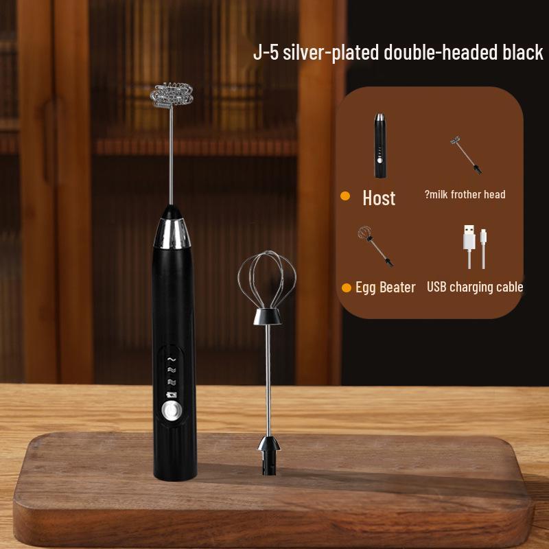 Новый электрический вспениватель молока из нержавеющей стали и портативный миксер