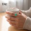 Color Changing Ring Mood Ring, Temperature Sensitive Stone with Emotional Jewelry Vintage Vine Band, Sweet Fashion Gift for Women Creative Her