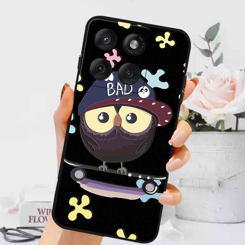 3D Тисненые Чехлы Для Edge 60 Fusion / Edge 60 Pro Рельефные Тисненые Ретро Силиконовая Задняя Крышка Для Edge 60 Stylus Черный Funda 60 Pro