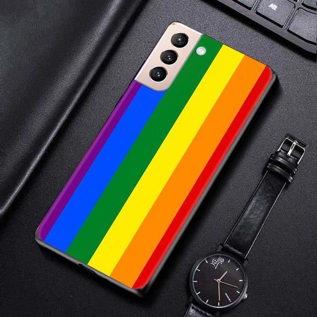 Чехол для Samsung Galaxy S21 S20 S10 S9 S8 Plus Ultra 5g S10lite S10e S7edge S20 S21 Fe, чехол для геев, лесбиянок, ЛГБТ, Rainbow Pride Art