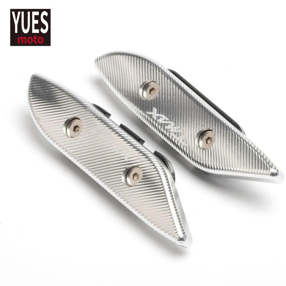 Аксессуары для мотоциклов, алюминиевая крышка с отверстием для зеркала с ЧПУ, новая крышка с логотипом для Yamaha TMAX 530 2012-2017 T MAX SX/DX 2017-