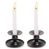 Base Tray Long Pole Candle Cup European Round Candle Socket Simple Round Candlestick  Table Decor
