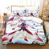 Постельное белье Yuragi-sou No Yuuna-san Односпальный Полуторный Двуспальный Кинг-сайз Комплект постельного белья Взрослый Детский Спальня Комплекты пододеяльников 3D Аниме Кровать