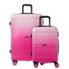 Set of 2 Rigid Suitcases (L-76cm) (S-56cm) DTW PINK