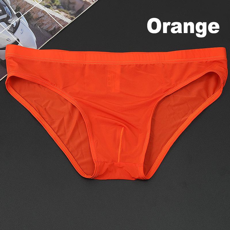 Сексуальные трусы-боксеры из ледяного шелка, шелковистое мужское нижнее белье, однотонное M-4XL, быстросохнущее, 10 цветов