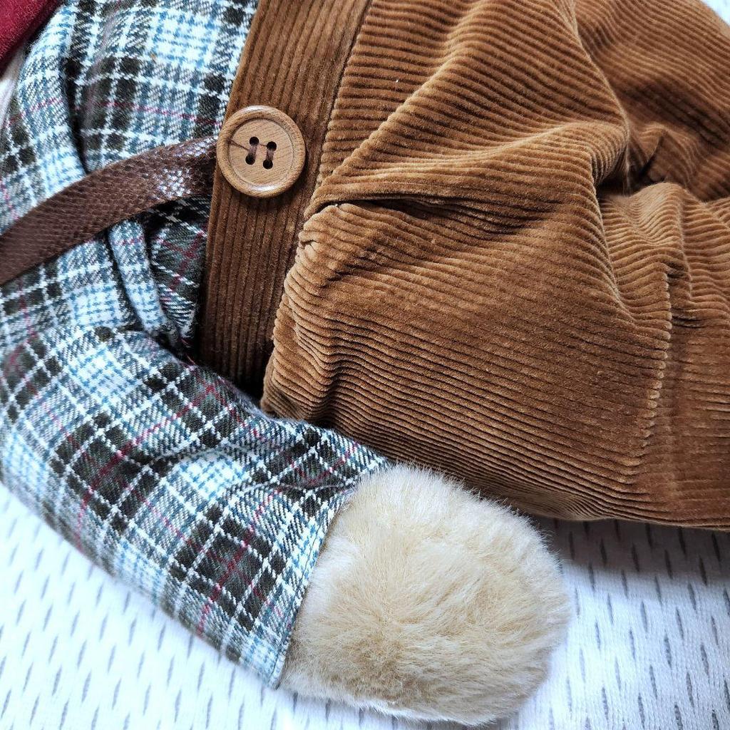 [USED] Oike Teddy Bear Plush Toy Vintage Gift from Fairy Tale Road