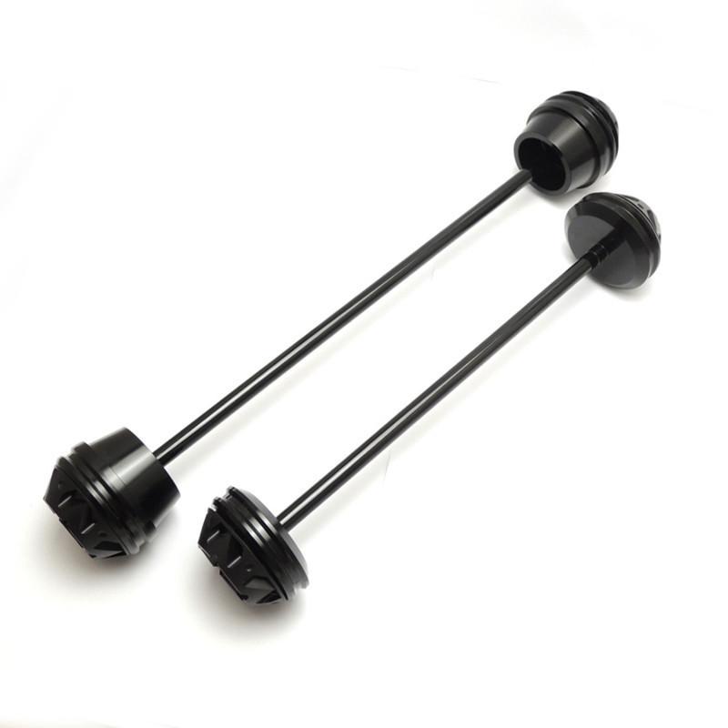 1 Pair Motorcycle Front Rear Wheel Fork Axle Sliders Cap Crash Protector For Mt07 Mt-07