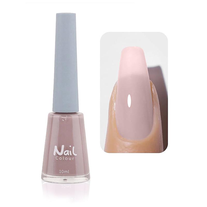 Масляный лак для ногтей Не отслаивающийся Не требующий сушки Быстросохнущий Стойкий Телесный цвет Прозрачный Салонный Полный набор лаков для ногтей