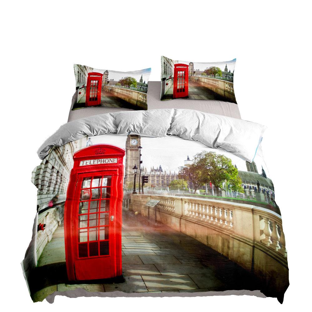 Rainny London Классический пододеяльник Комплект постельного белья King Queen Double Full Twin Single Size