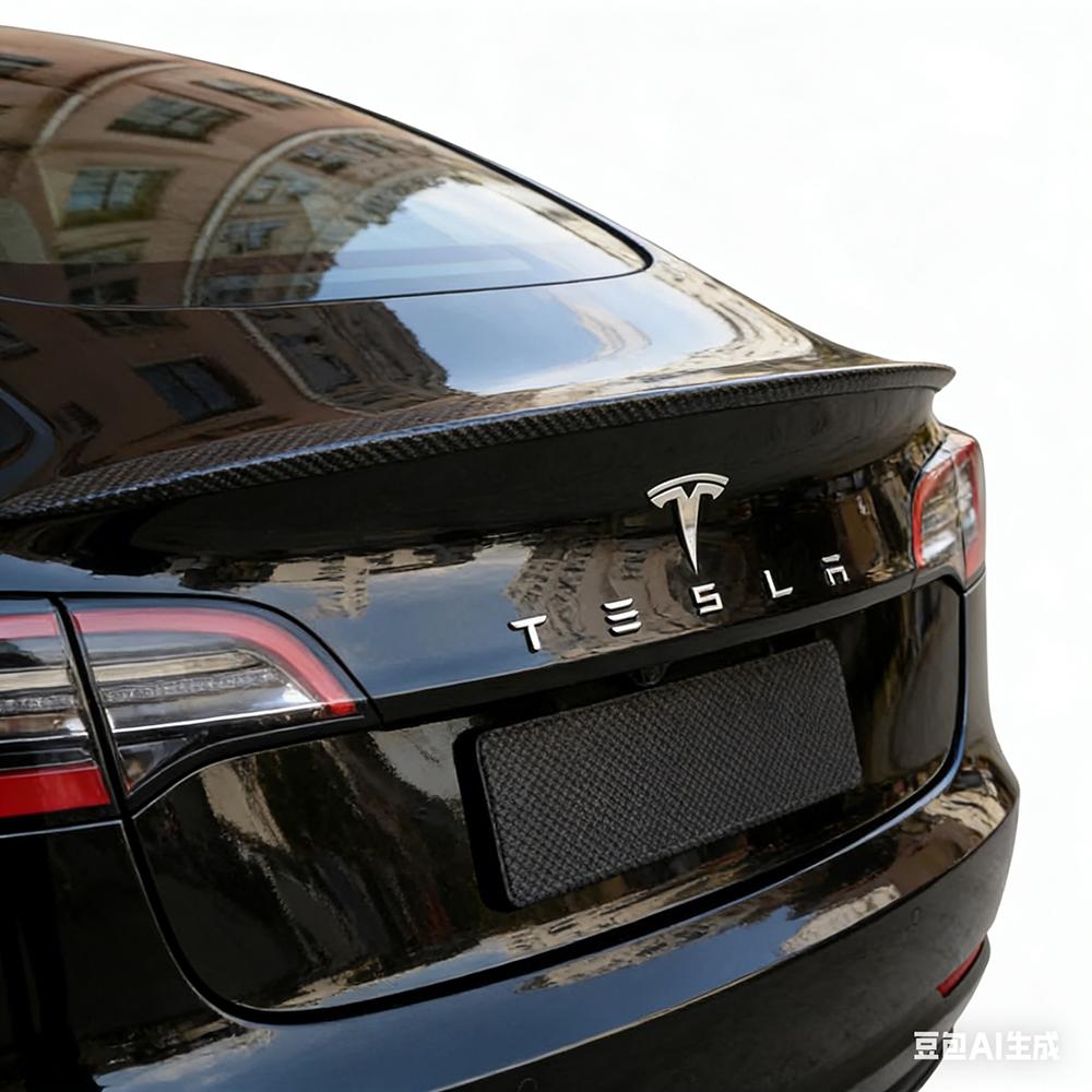 JDFN3 Metal Car Front Hood Rear Trunk Badge Sticker Decoration for Tesla Model 3 S X Y Roadster Auto Emblem Exterior Decal Accessories