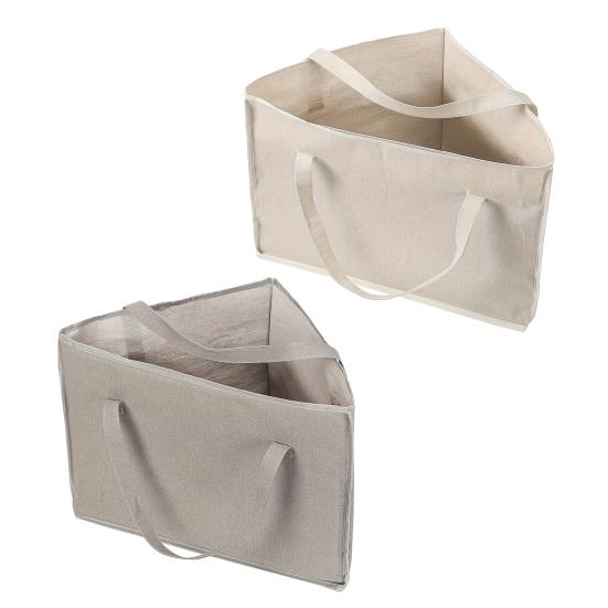 Подставка для вешалок для одежды Треугольная сумка для хранения с ручками Базовая пластина Органайзер для вешалок для одежды для гардероба для спальни, гардеробной, прачечной