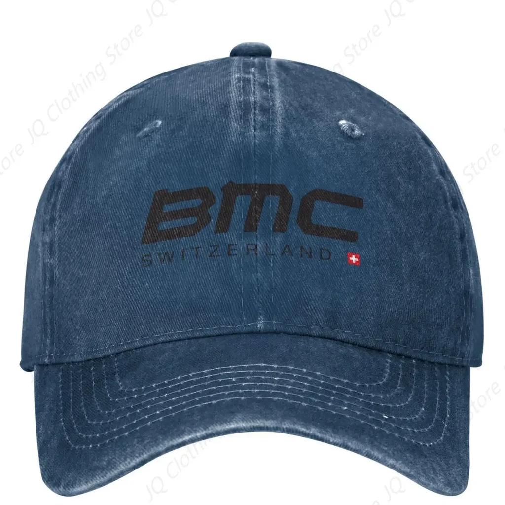 Унисекс Женские Бейсболки BMC для Велосипеда Винтажные Потертые Хлопковые Байкерские Кепки для Велоспорта Snapback Регулируемые