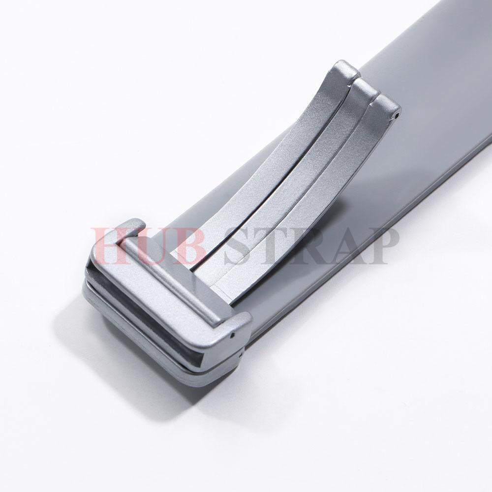 18 мм 20 мм 22 мм Складная пряжка Силиконовый ремешок для ремешка Rolex Универсальный мягкий резиновый ремешок Быстросъемный сменный браслет