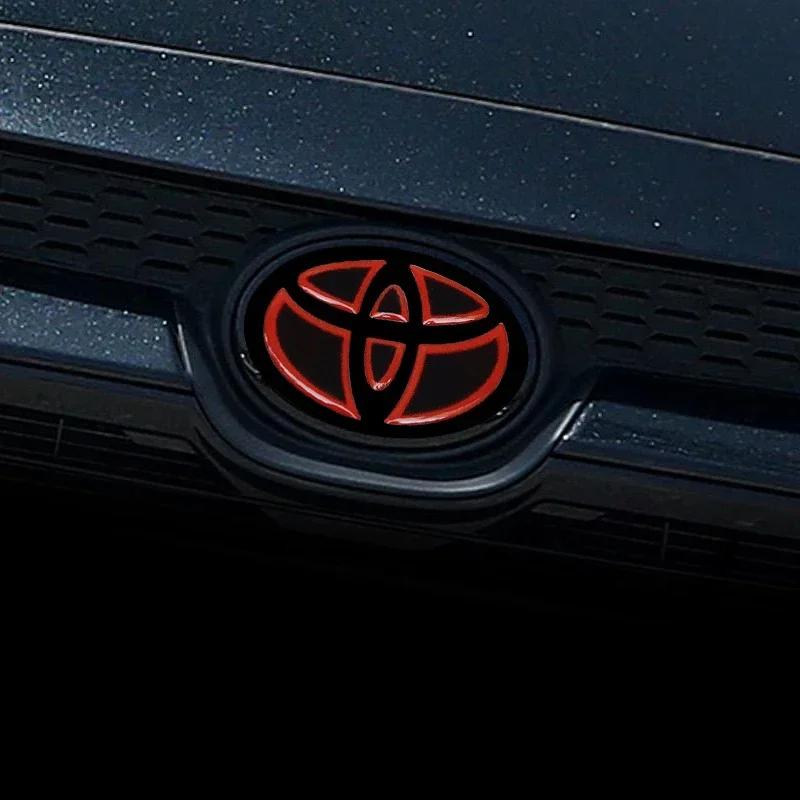 Для Toyota RAV4 Camry CHR Corolla Levin Allion Декоративные наклейки на решетку Автомобильный передний задний значок логотип Наклейка