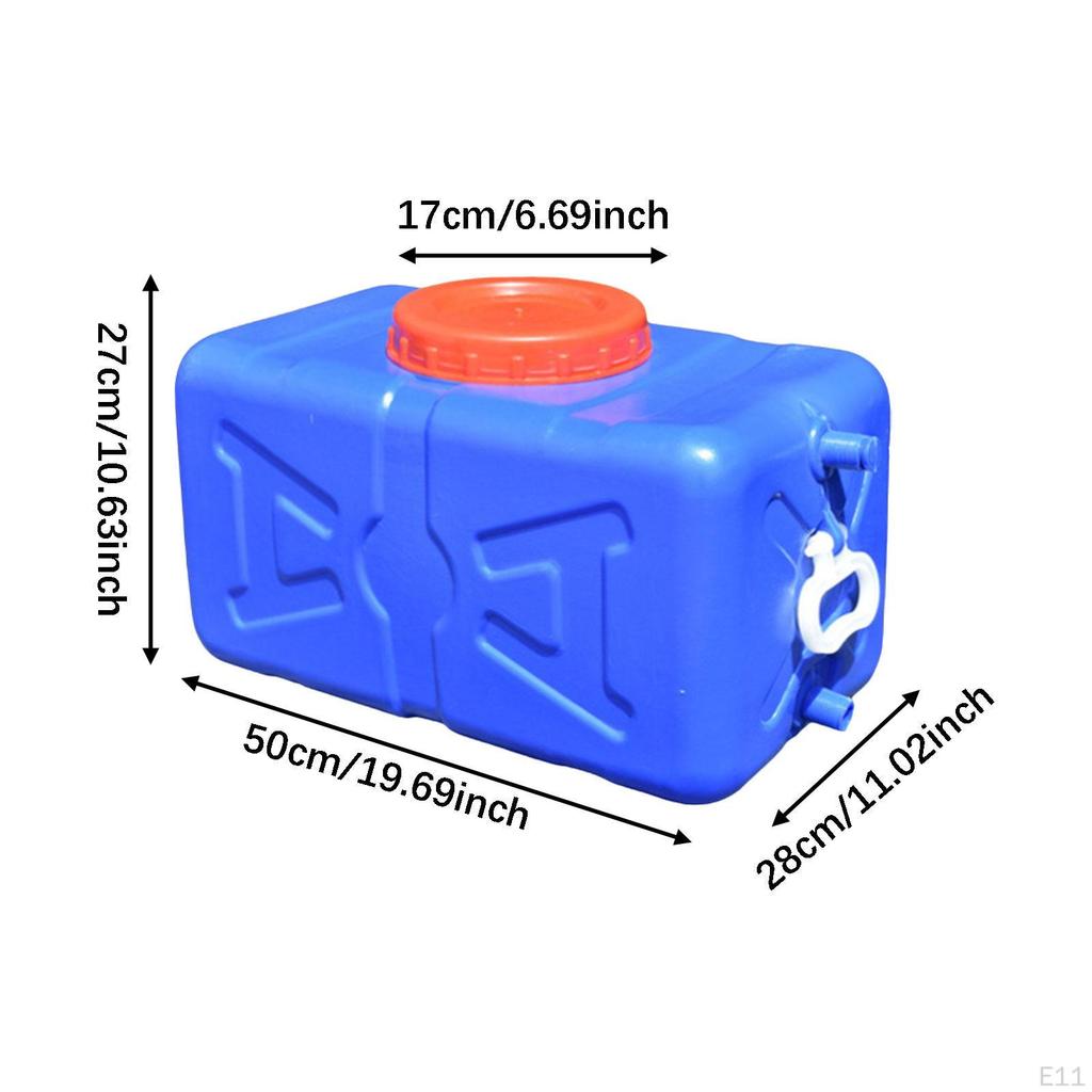 Camping Water Container with Tap And Hose, Versatile, , Horizontal Storage Bucket for
