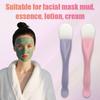 Dual-use Mud Film Brush DIY Film Soft Head with Scrapers Integrated Silicone Facial Mask Brushes Cleansing Brush Beauty Tools