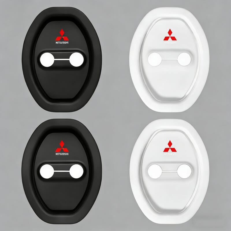 sdbf9 For Mitsubishi Outlander Lancer 10 9 ASX RALLIART Eclipse L200 Pajero Auto Door Lock Protective Covers Car Door Stopper Cover