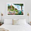 New 5D DIY Diamond Painting Sea View Diamond Embroidery Lighthouse Cross Stitch Full Round Drill Home Decor Manual Gift