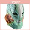 Маска Монстра Человека Рыбы Головы из Латекса для Костюма на Хэллоуин и Украшения для Вечеринки