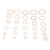568pcs Crush Washers Assortment Kit Brass IMPA813080 M5 M6 M8 M10 M12 M14 Metric Oil Drain Plug Gasket Seal Kit for