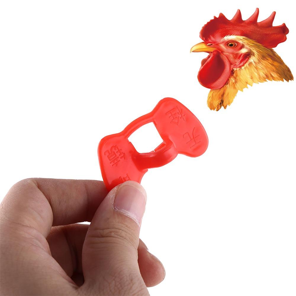 20pcs No Pin Bolt Anti-Pecking Goggles Non-Tethered Style Poultry Spectacles Poultry Use