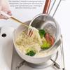Stainless Steel Stainless Steel Colander Ergonomic Handle Draining Basket  Kitchen Use
