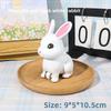 Childrens Little Toy White Rabbit Inertia Press Rebound Force Animal Cartoon Car