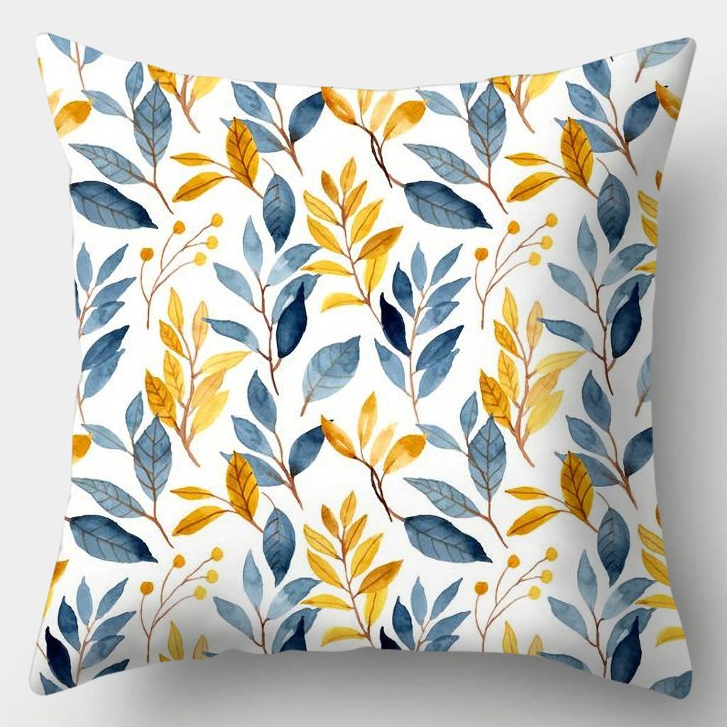 Наволочка Fresh Style 45 см X 45 см, квадратная наволочка для дивана, чехол для подушки с красивыми цветами