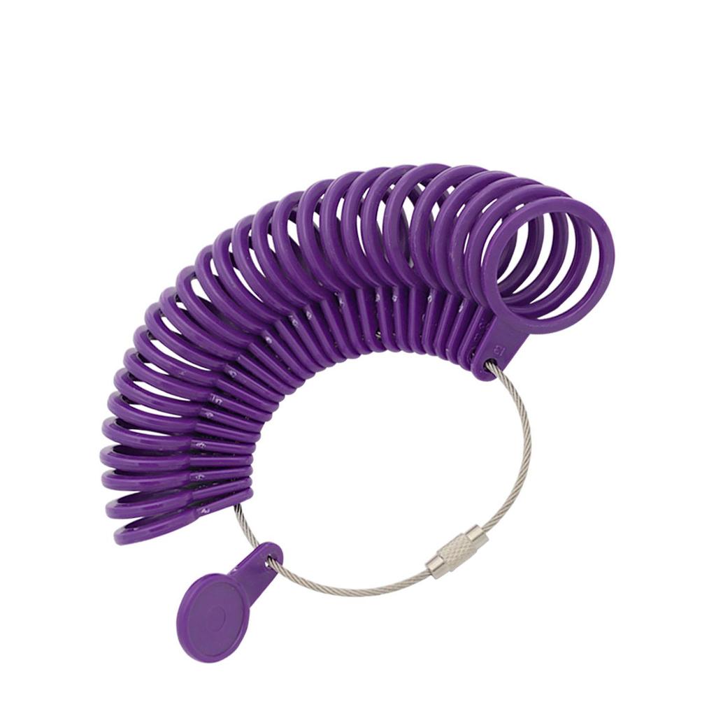 Ring Sizer Set Ring Mandrel Gauge Tool US Size EUR Size&Finger Gaugers US Size 1-13 with Half Size Finger Measurement Scales Ring Stick Measure Tool