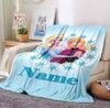 Custom Name Step Power Flannel Blanket Throw Blanket Soft Warm Sofa Bed Decor Unique Gift