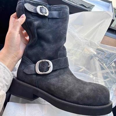 Теплые ботильоны женские зимние модные вязаные женские туфли корейские ботильоны на шнуровке на платформе короткие ботильоны теплые ботильоны с квадратными пуговицами женские