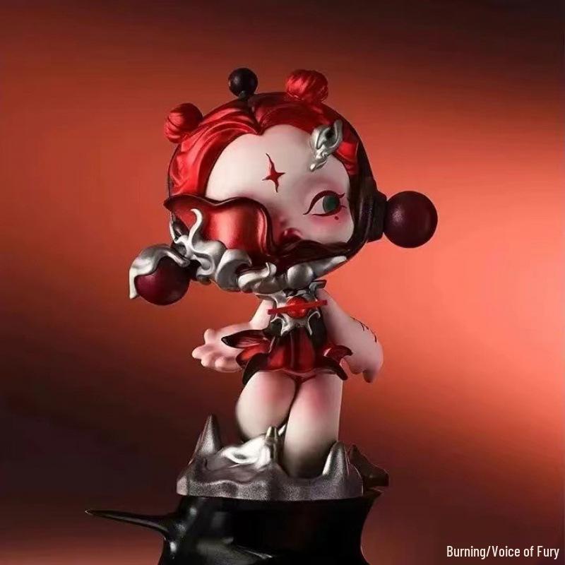 POPMART Skullpanda Серия Звук Фигурка-сюрприз SP13 Кукла Подарок