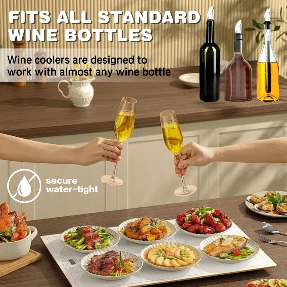 Охлаждающий стик для вина из нержавеющей стали Поддерживает его охлажденным Стик для ледяного вина для любителей вина