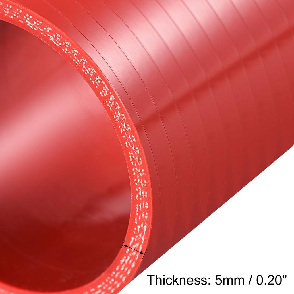 XAUTOHAUX Силиконовый шланг Силиконовая труба Шланг радиатора Внутренний диаметр 80 мм Длина 76 мм Толщина 5 мм Выхлопной шланг Выхлопной шланг Выхлопная труба Общее