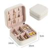 Portable Jewelry Box Jewelry Organizer Display Travel Jewelry Case Boxes Leather Storage