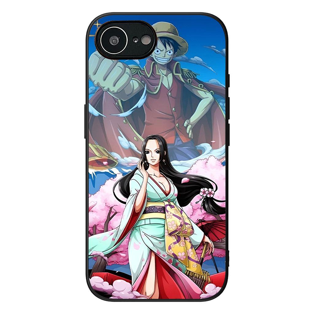 Anime Luffy Boa Hancock One Piece Case for Motorola Moto G04 G13 G14 G22 G23 G20 G32 G34 G35 G64 G82 G84 G53 G60 G72 E14 E15 E13